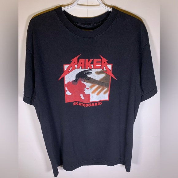 baker Other - ❌SOLD❌ RARE Y2K baker skateboards Metallica rip